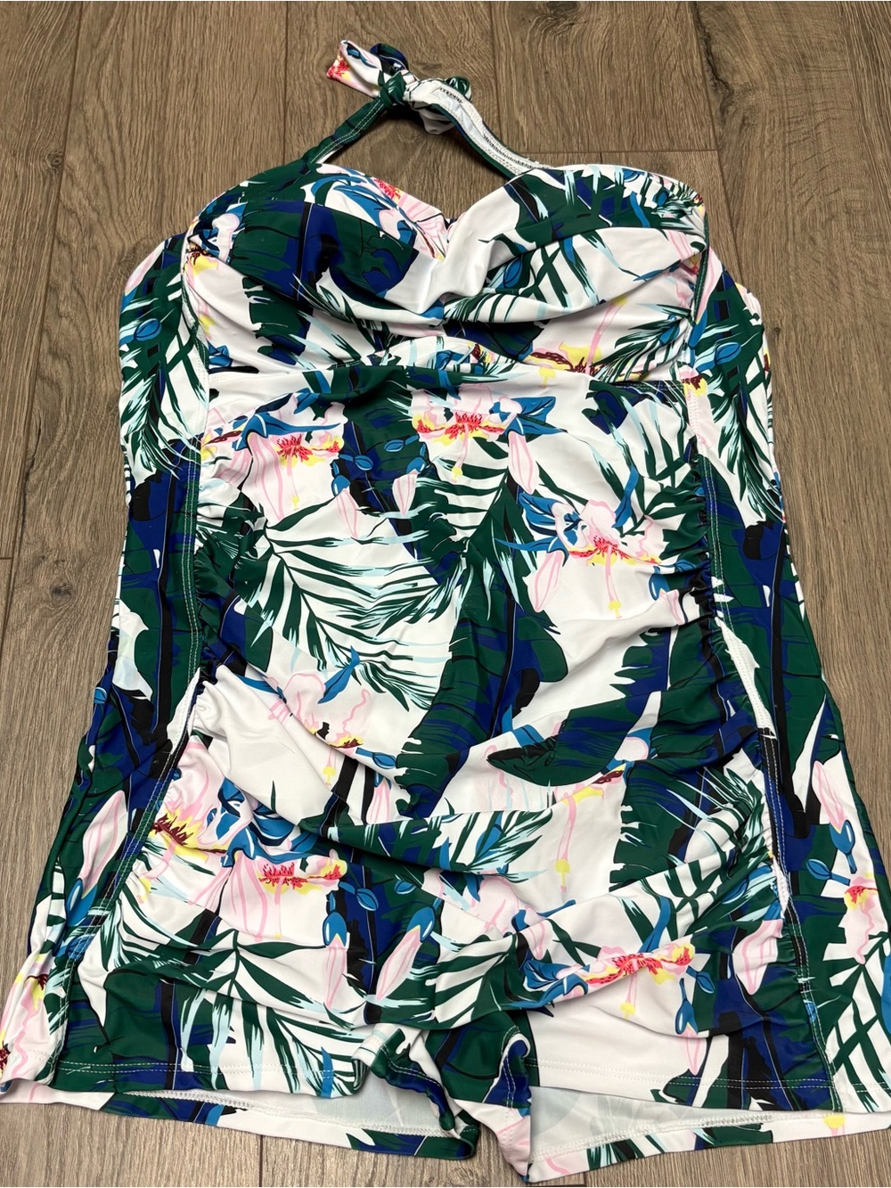 plus size swimsuit romper modest one piece floral